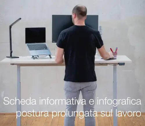 Scheda informativa e infografica  postura prolungata sul lavoro / SLIC WG EMEX